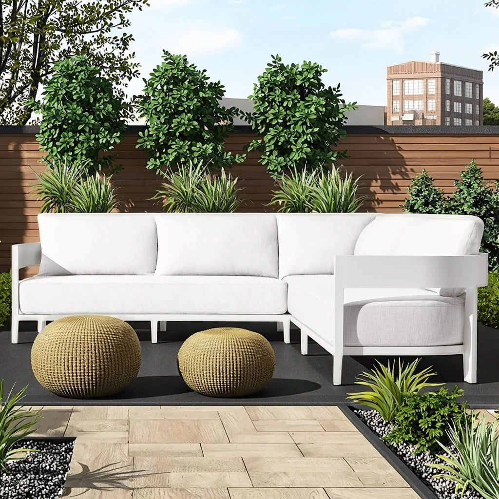 Custom Outdoor Furniture Sectional Sofa Set Modern Architectural Alfresco Outdoor Living Australia