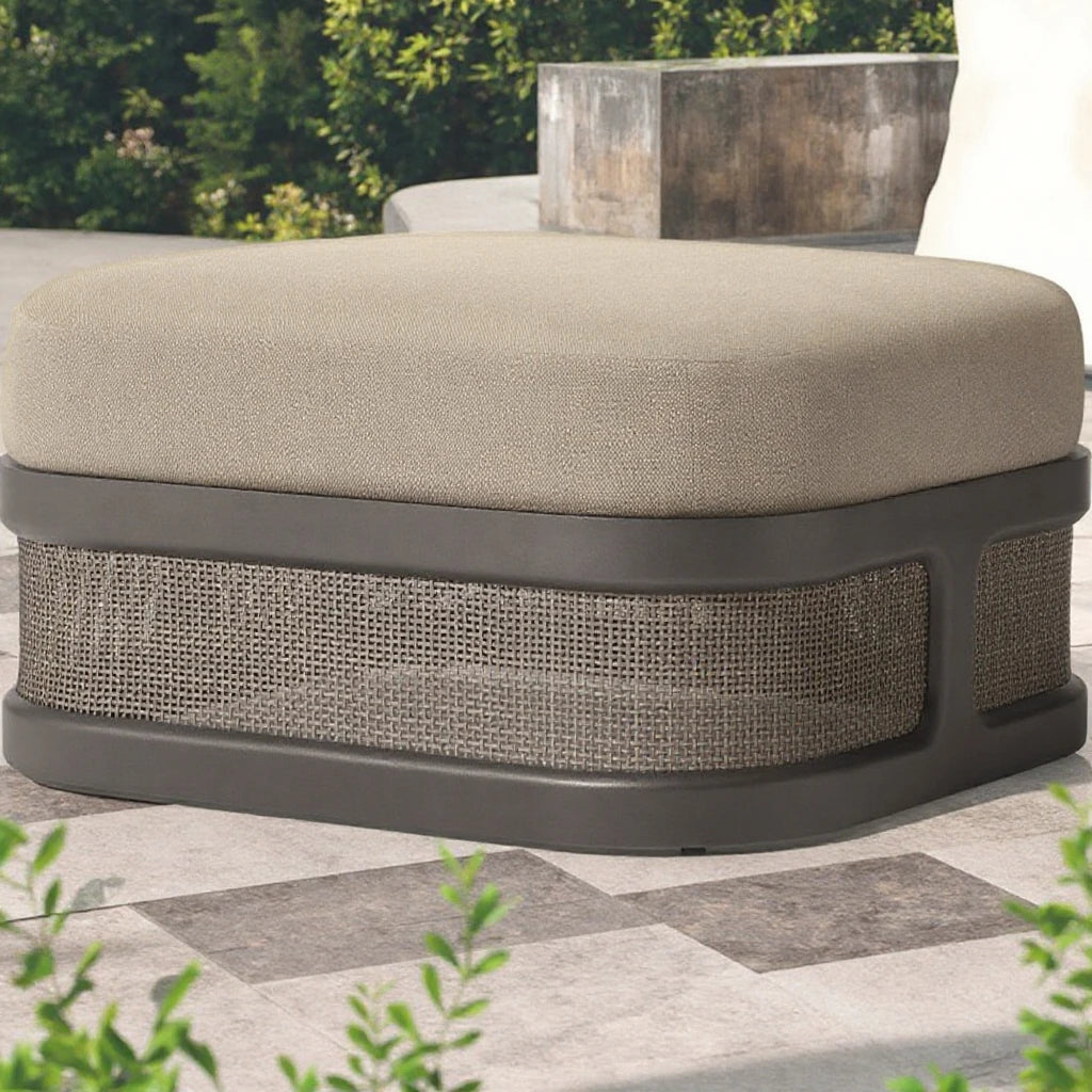 Custom Outdoor Furniture Ottoman Stool Modern Alfresco Outdoor Living Australia