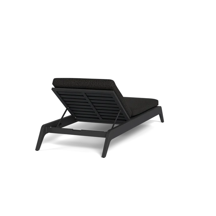 Aluminum Sun Lounger Contemporary Adjustable Alfresco Outdoor Living