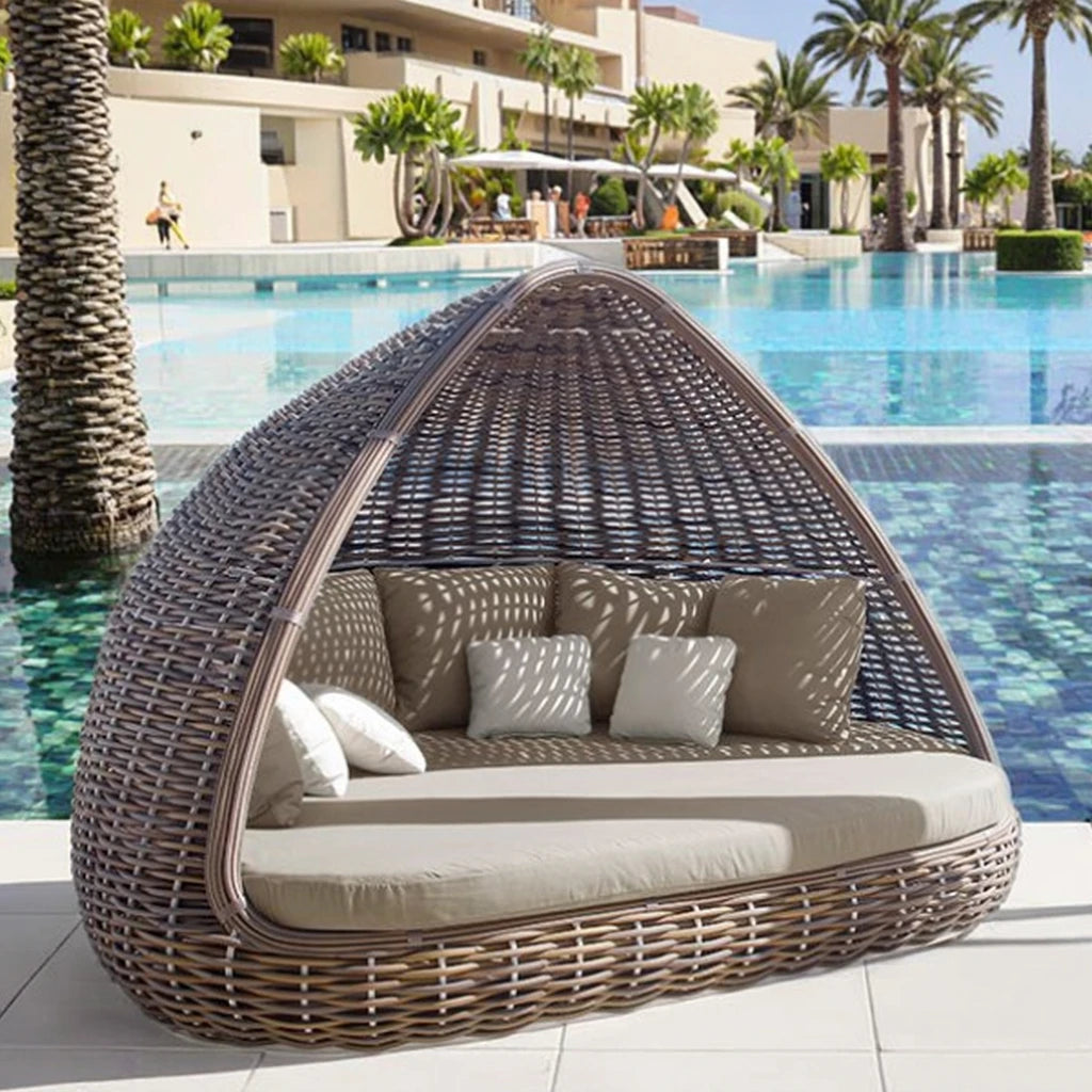 Luxury Rattan Daybed Custom Outdoor Furniture Alfresco Outdoor Living Australia