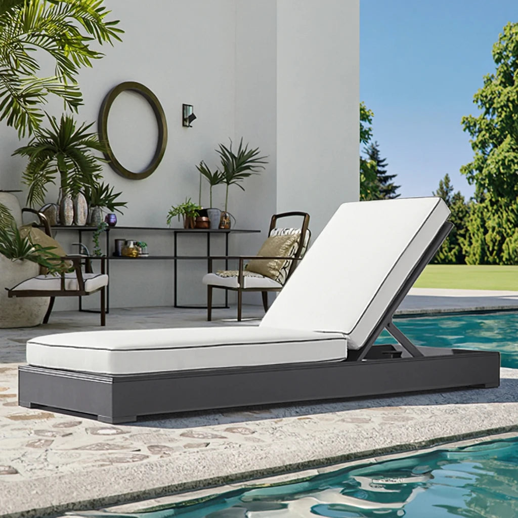 Luxury Sun Lounger Daybed Contemporary Aluminium Alfresco Outdoor Living Australia