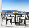 Custom Dining Table Aluminum Set Contemporary Alfresco Outdoor Living Australia