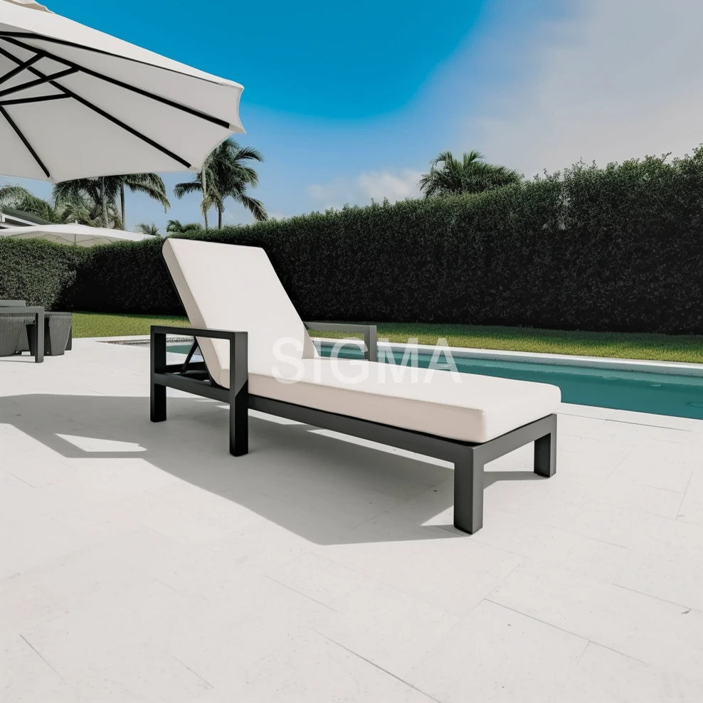 Custom Outdoor Furniture Aluminum Lounge Chair Contemporary Alfresco Outdoor Living Australia