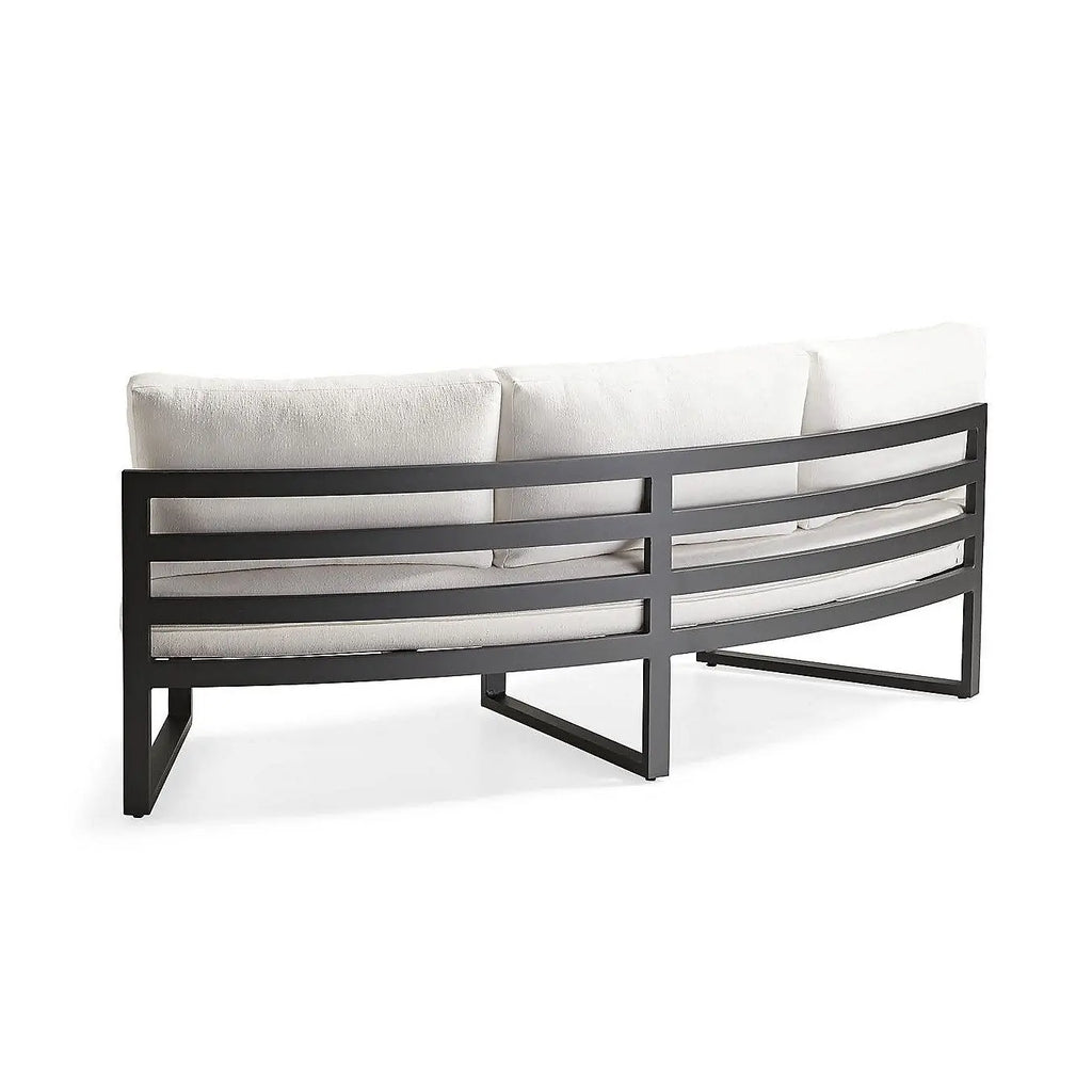 Custom Outdoor Furniture Curved Sectional Aluminium Alfresco Outdoor Living Australia
