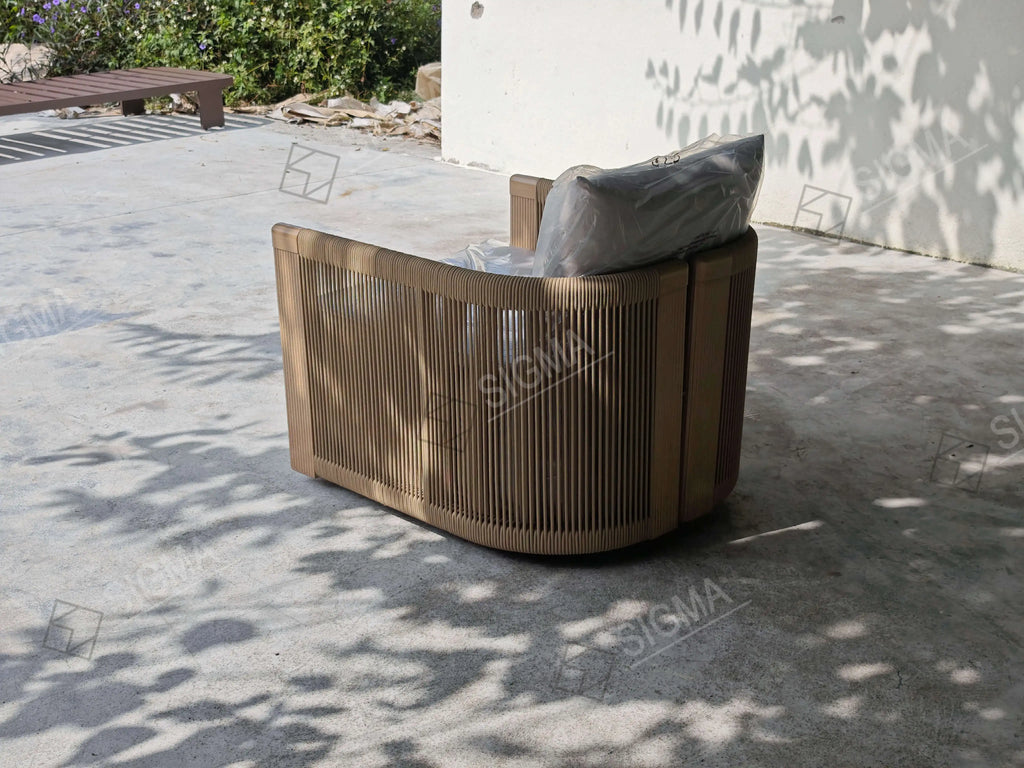 Custom Outdoor Furniture Aluminum Swivel Chair Contemporary Alfresco Outdoor Living Australia