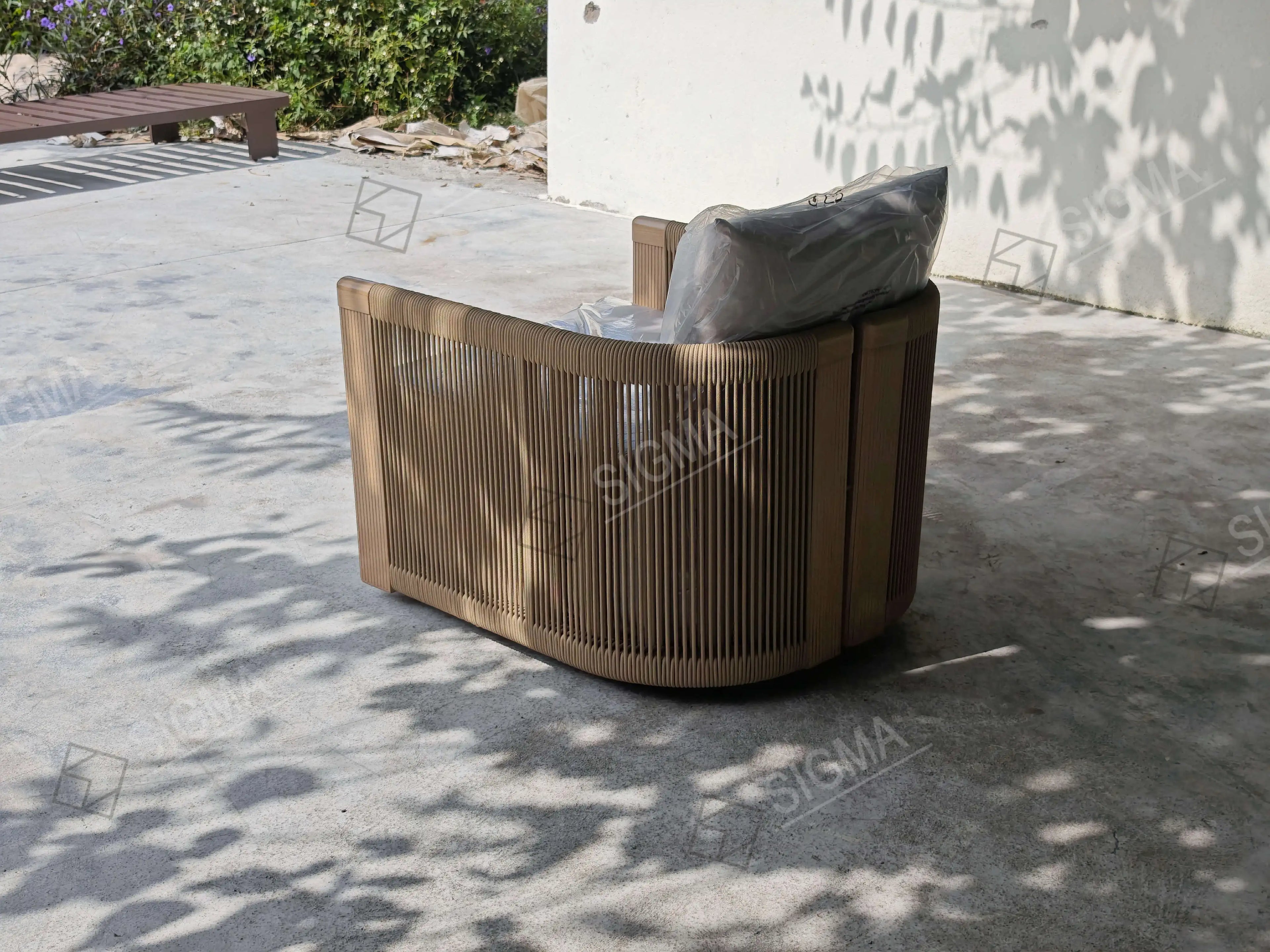 Custom Outdoor Furniture Aluminum Swivel Chair Contemporary Alfresco Outdoor Living Australia