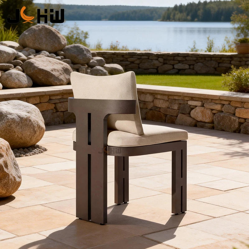 Custom Outdoor Aluminum Dining Set Modern Architectural Alfresco Living Australia