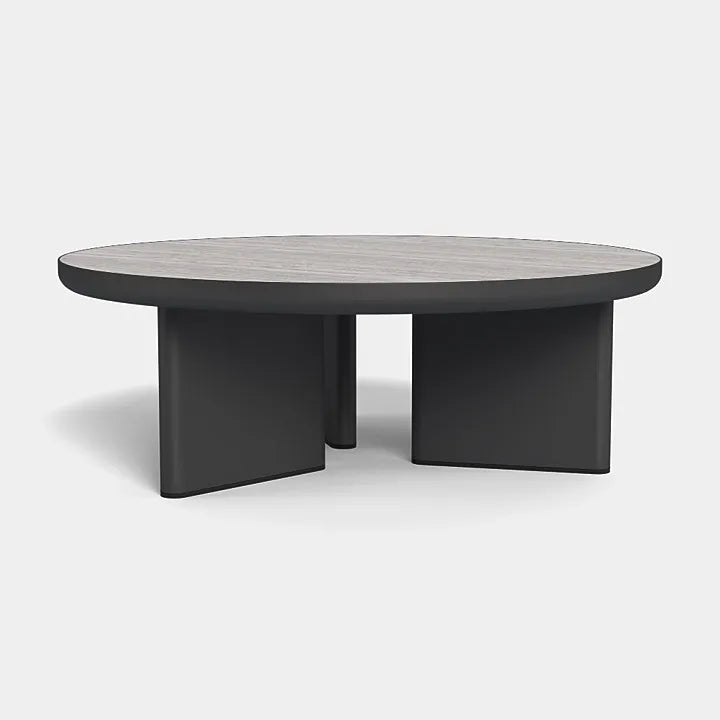 Round Coffee Table Contemporary Extruded Aluminum Furniture Alfresco Outdoor Living Australia