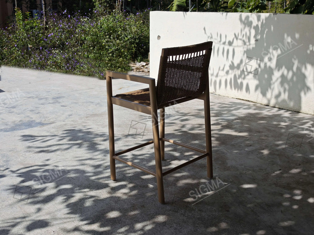 Custom Outdoor Bar Stool Contemporary Aluminum Alfresco Outdoor Living Australia