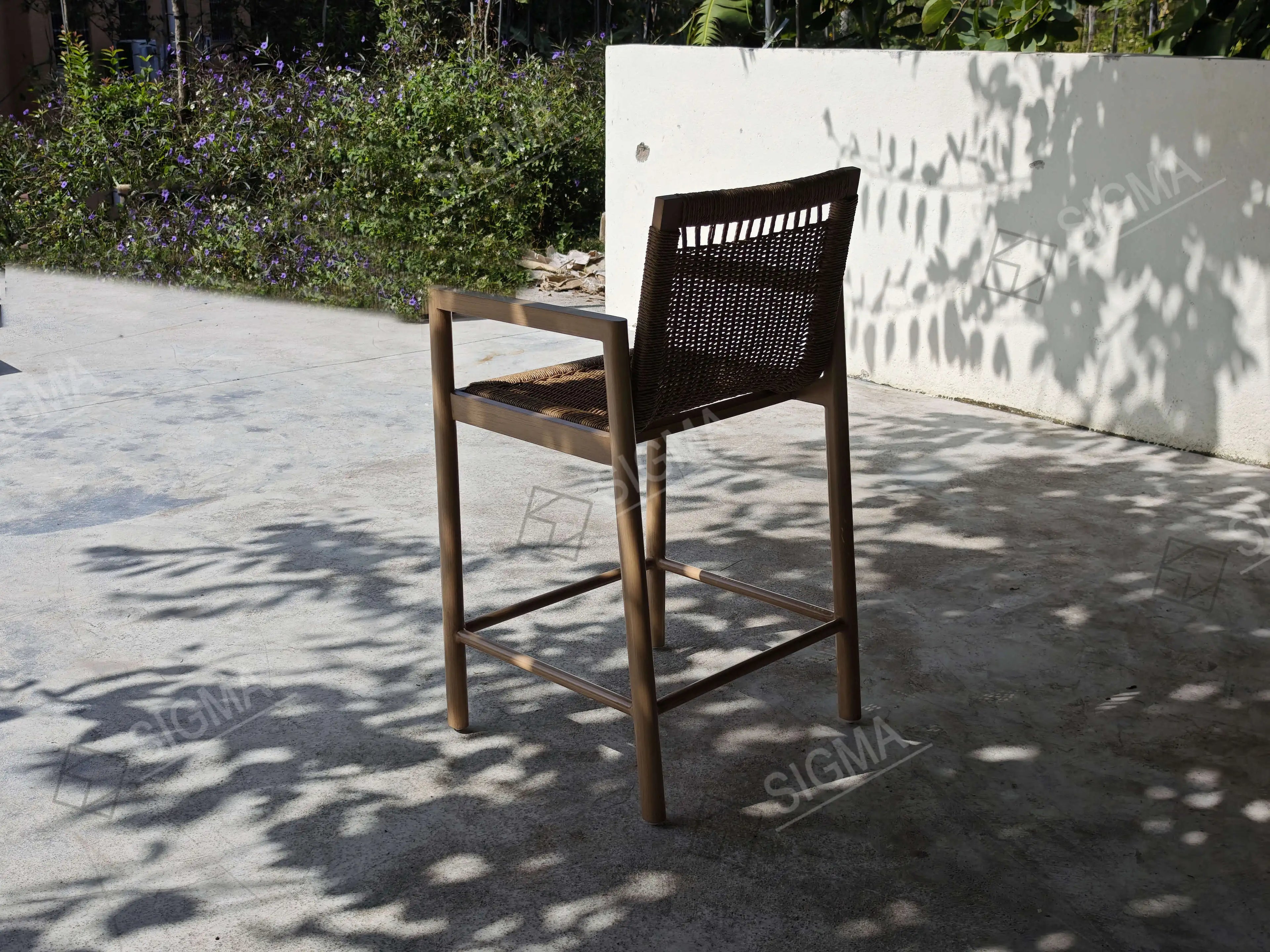Custom Outdoor Bar Stool Contemporary Aluminum Alfresco Outdoor Living Australia