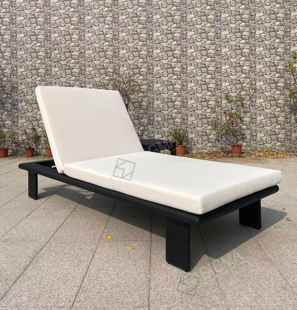 Aluminum Sun Lounger Contemporary Custom Alfresco Outdoor Living Australia