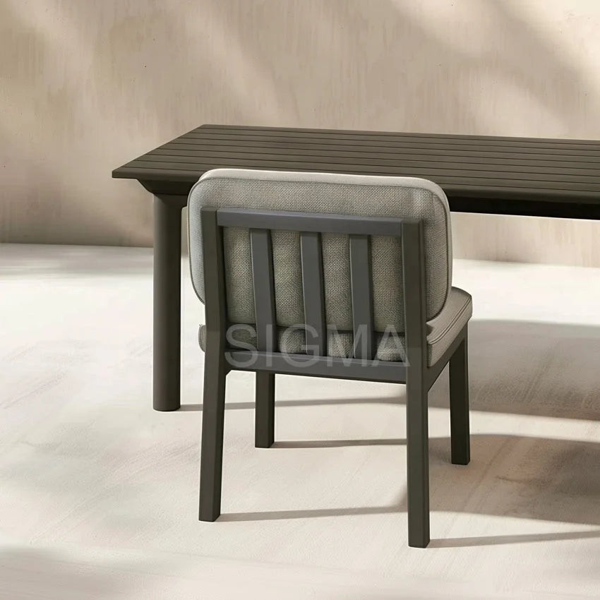 Custom Outdoor Furniture Dining Set Modern Aluminum Alfresco Outdoor Living Australia