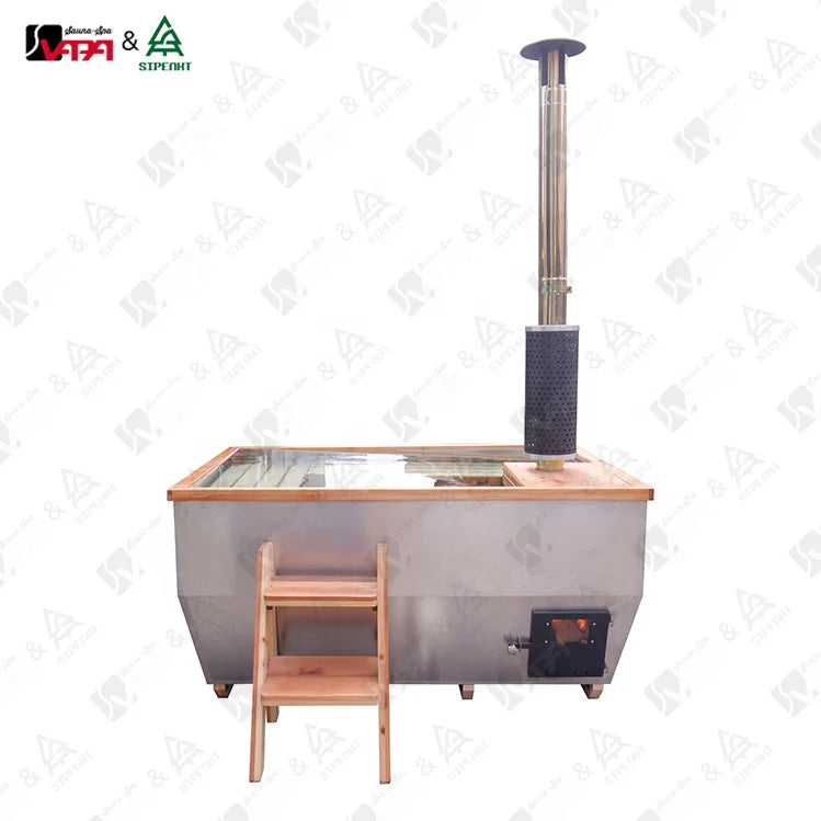 Designer Wood-Fired Hot Tub Modern Architectural Alfresco Outdoor Living Australia
