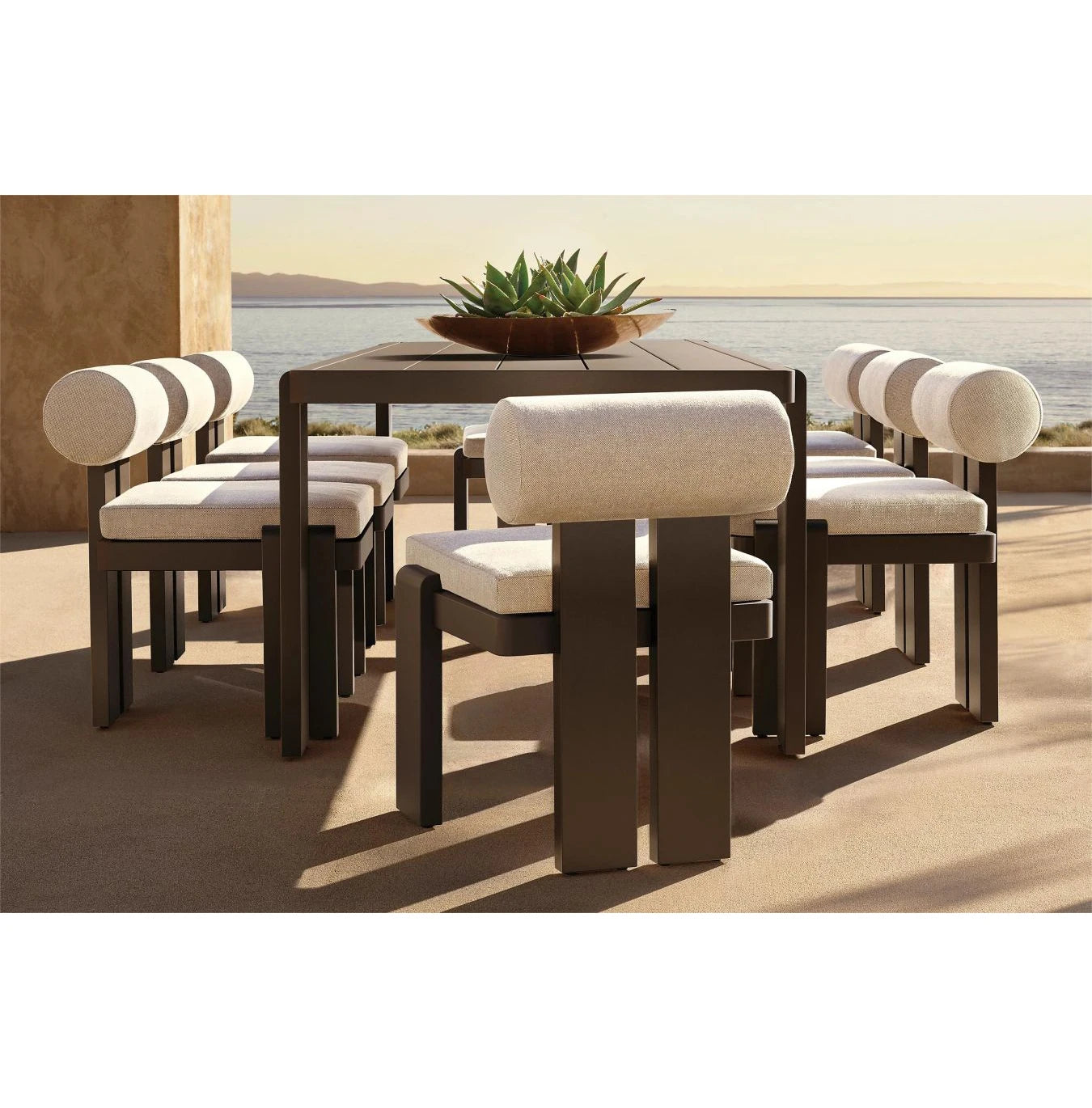 Luxury Aluminium 8 Seater Outdoor Dining Set Alfresco Outdoor Living