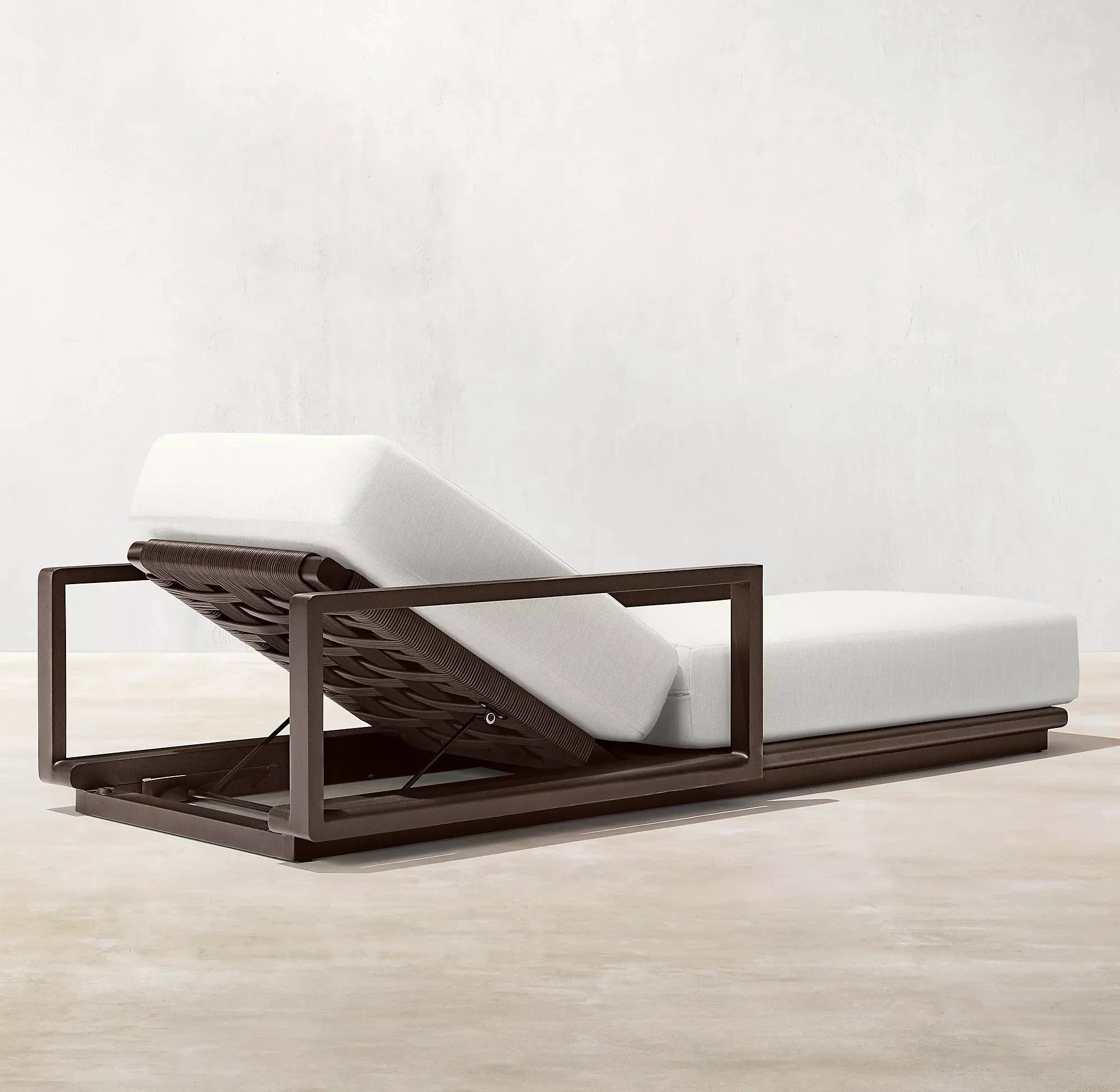 Modern Rope Chaise Lounger Sculptural Alfresco Outdoor Living Australia