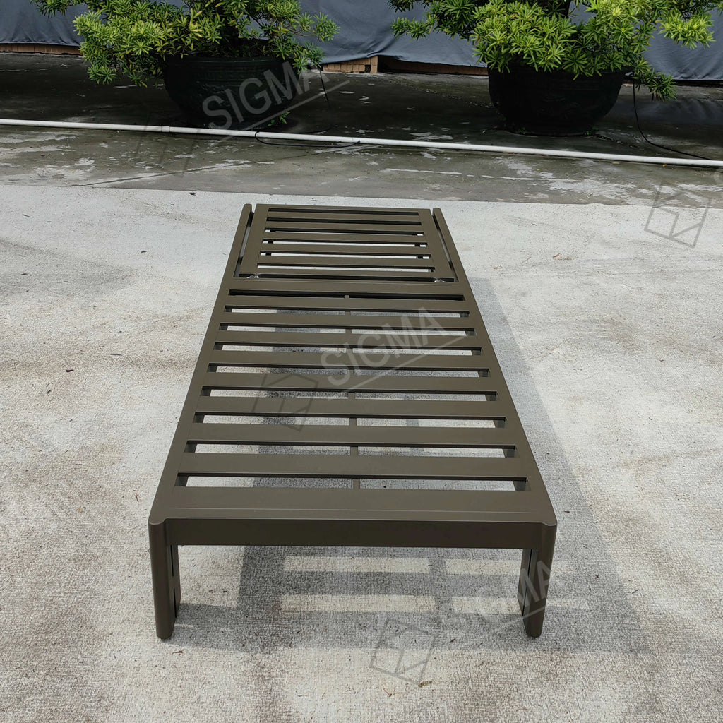 Custom Outdoor Furniture Aluminum Chaise Lounger Architectural Alfresco Outdoor Living Australia