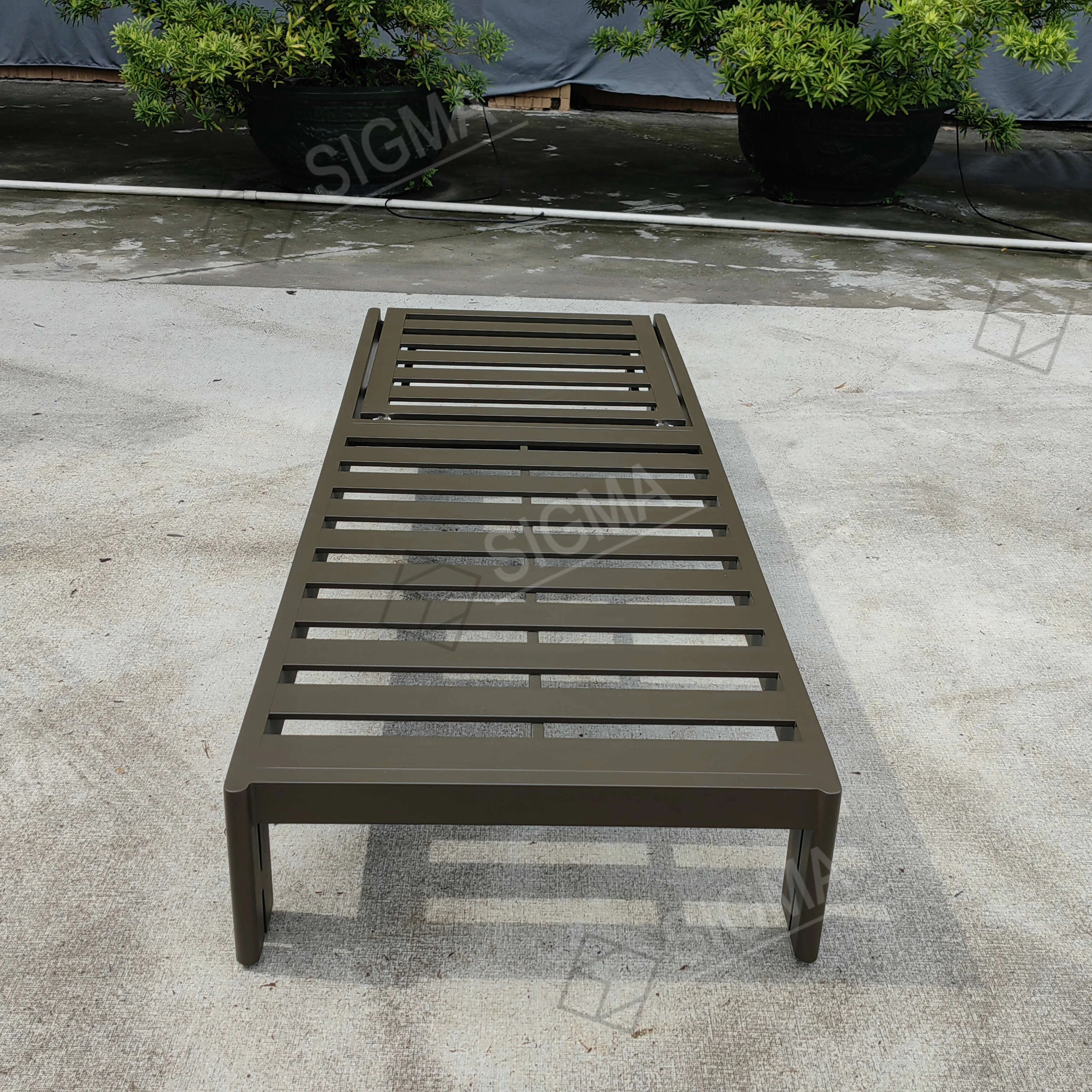 Custom Outdoor Furniture Aluminum Chaise Lounger Architectural Alfresco Outdoor Living Australia