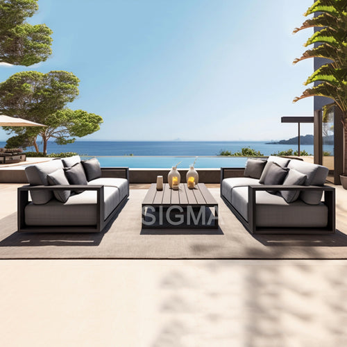 Custom Furniture Aluminum Lounge Set Contemporary Alfresco Outdoor Living Australia