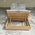 Custom Outdoor Furniture Aluminum Sun Lounger Modern Alfresco Outdoor Living Australia
