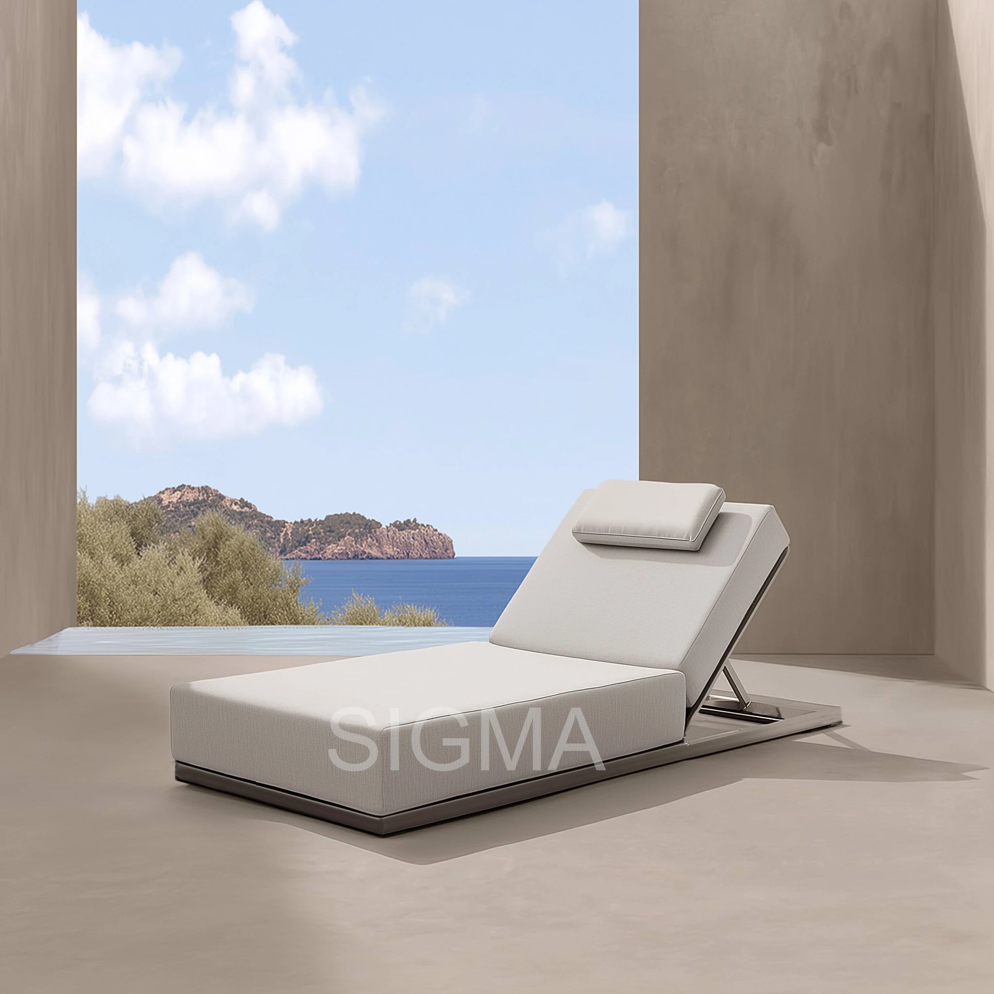 Designer Outdoor Furniture Chaise Lounge Sculptural Alfresco Outdoor Living Australia
