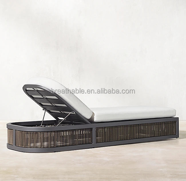 Designer Outdoor Sun Lounger Contemporary Rattan Alfresco Outdoor Living Australia