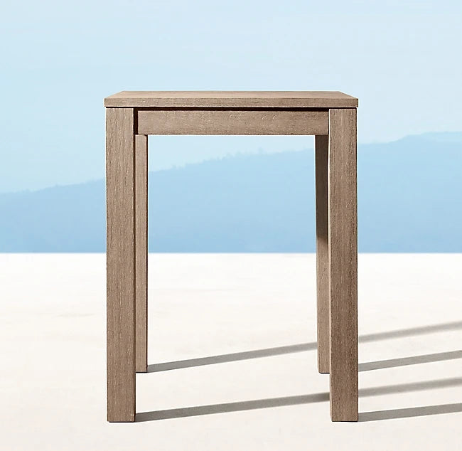 Custom Teak Dining Table Modern Square Alfresco Outdoor Living Australia