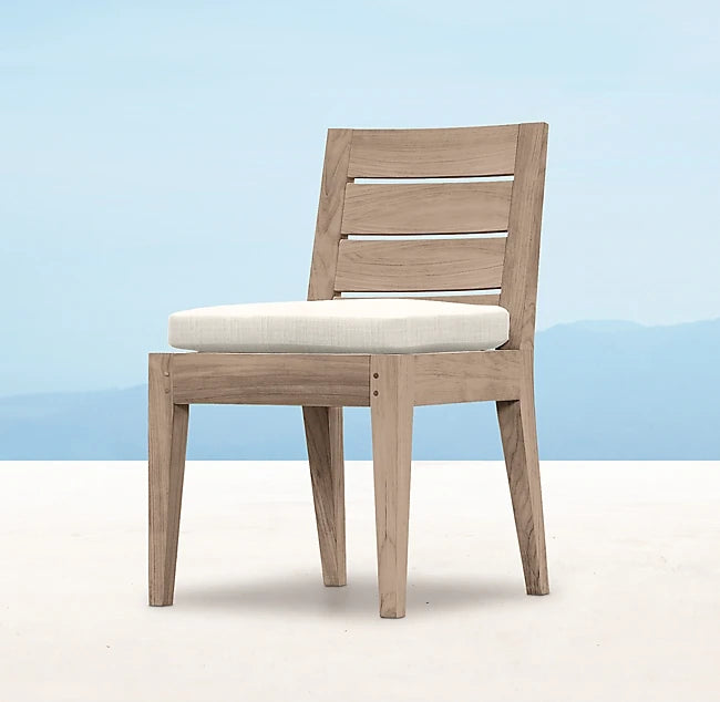 Solid Teak Outdoor Dining Set Modular Customizable 200cm
