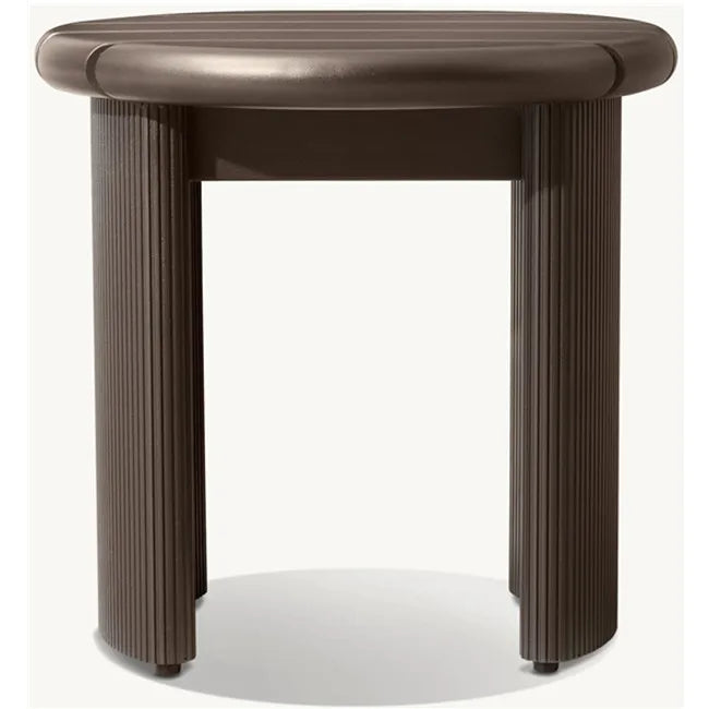 Custom Outdoor Side Table Modern Round Alfresco Outdoor Living Australia