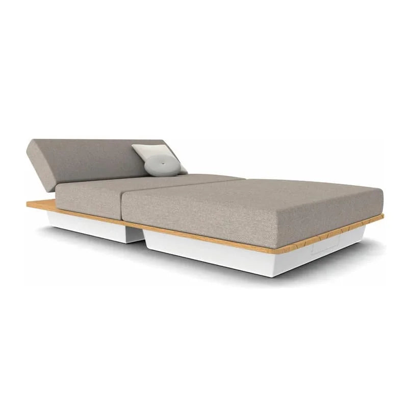 Custom Outdoor Daybed Teak and Aluminium Alfresco Outdoor Living Australia