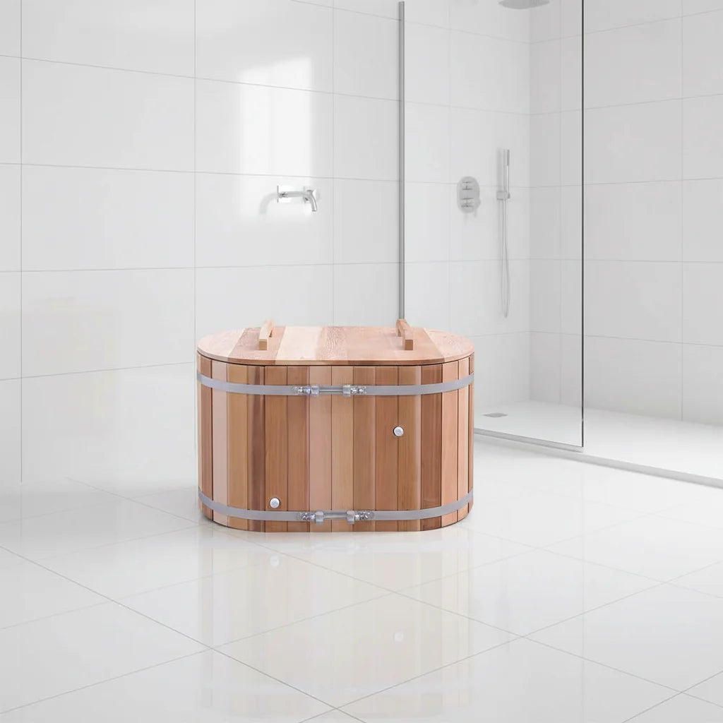 Designer Plunge Tub Nordic Solid Wood Alfresco Outdoor Living Australia