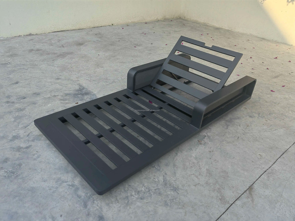 Designer Outdoor Furniture Aluminium Sun Lounger Contemporary Alfresco Living Australia