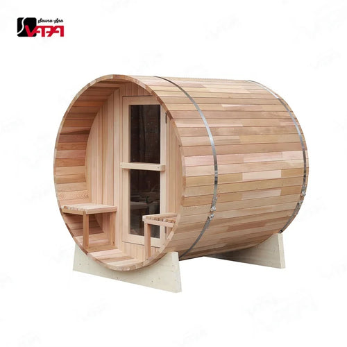 Custom Outdoor Barrel Sauna Red Cedar Alfresco Outdoor Living Australia