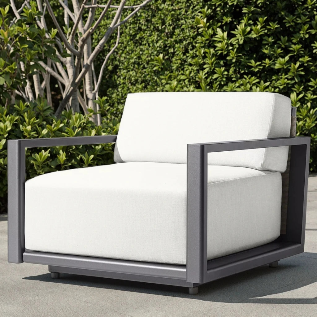 Rattan Lounge Chair Contemporary Sculptural Alfresco Outdoor Living Australia