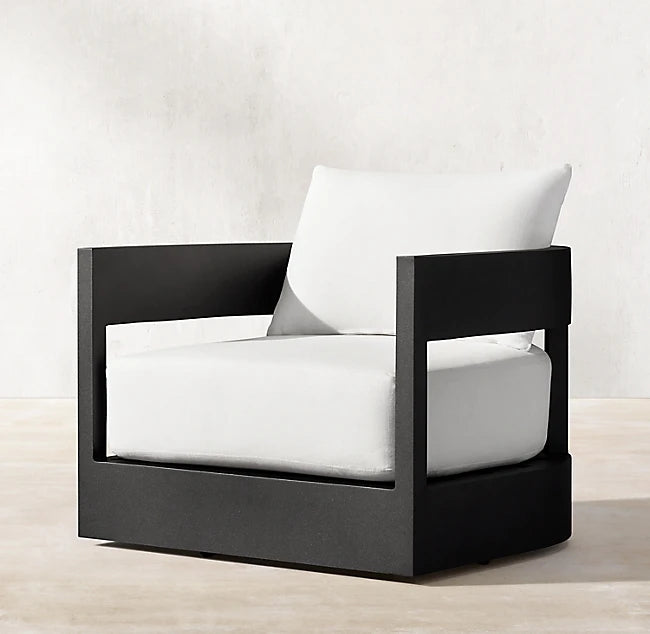 Outdoor Swivel Sofa Recliner Handcrafted Aluminium Alfresco Outdoor Living Australia