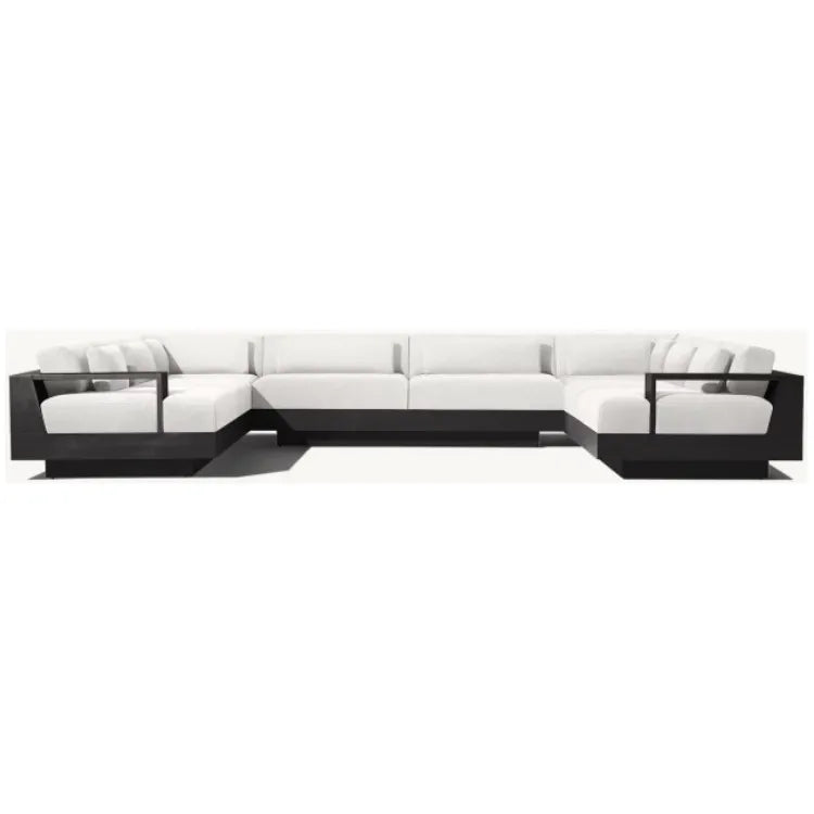 U-Shape Sectional Sofa Aluminium Deep Seat Alfresco Outdoor Living Australia