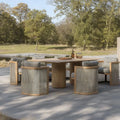 Custom Outdoor Furniture 6-Seater Teak Set Modern Alfresco Outdoor Living Australia