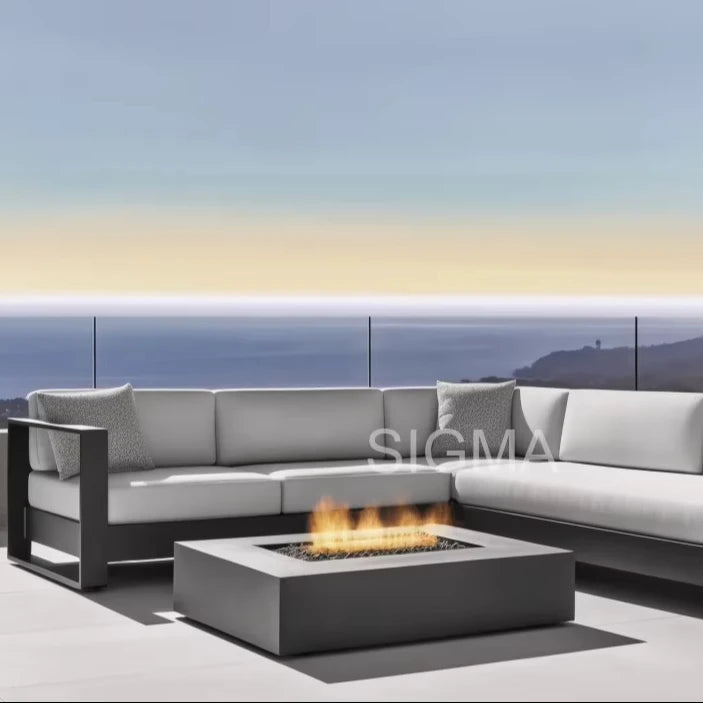 Designer Aluminium Sofa Waterproof Modular Alfresco Outdoor Living Australia