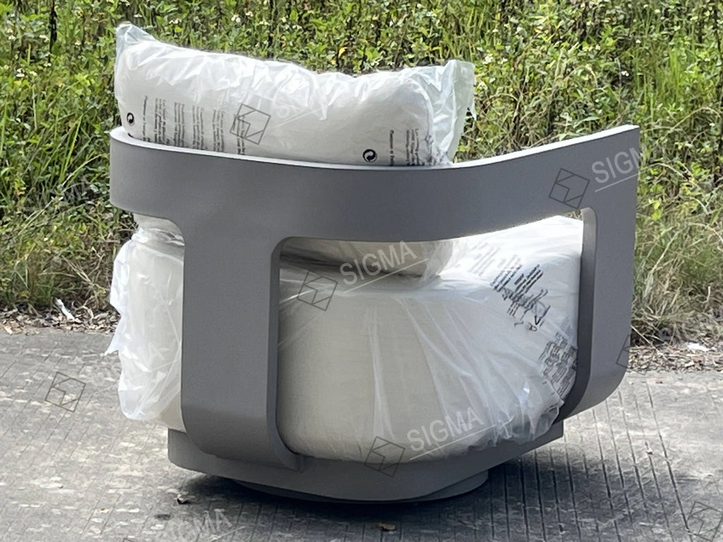 Contemporary All-Weather Outdoor Swivel Chair Alfresco Outdoor Living Australia