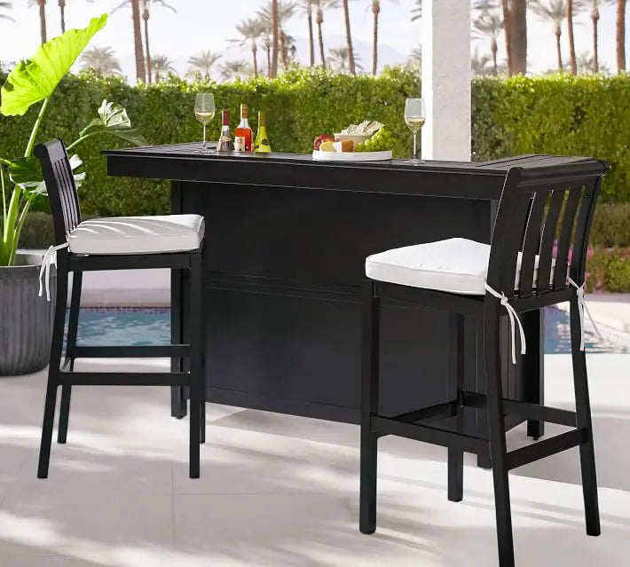 Modern Outdoor Bar Stool Aluminum Alfresco Outdoor Living Australia