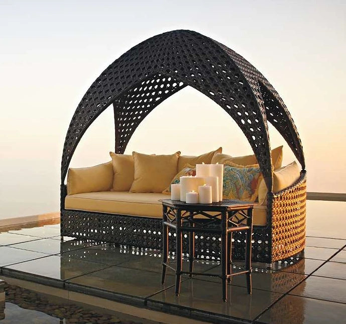 Custom Outdoor Furniture Canopy Daybed Wicker Alfresco Outdoor Living Australia