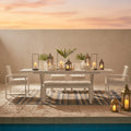 Aluminium Outdoor Dining Set Minimalist Alfresco Outdoor Living Australia