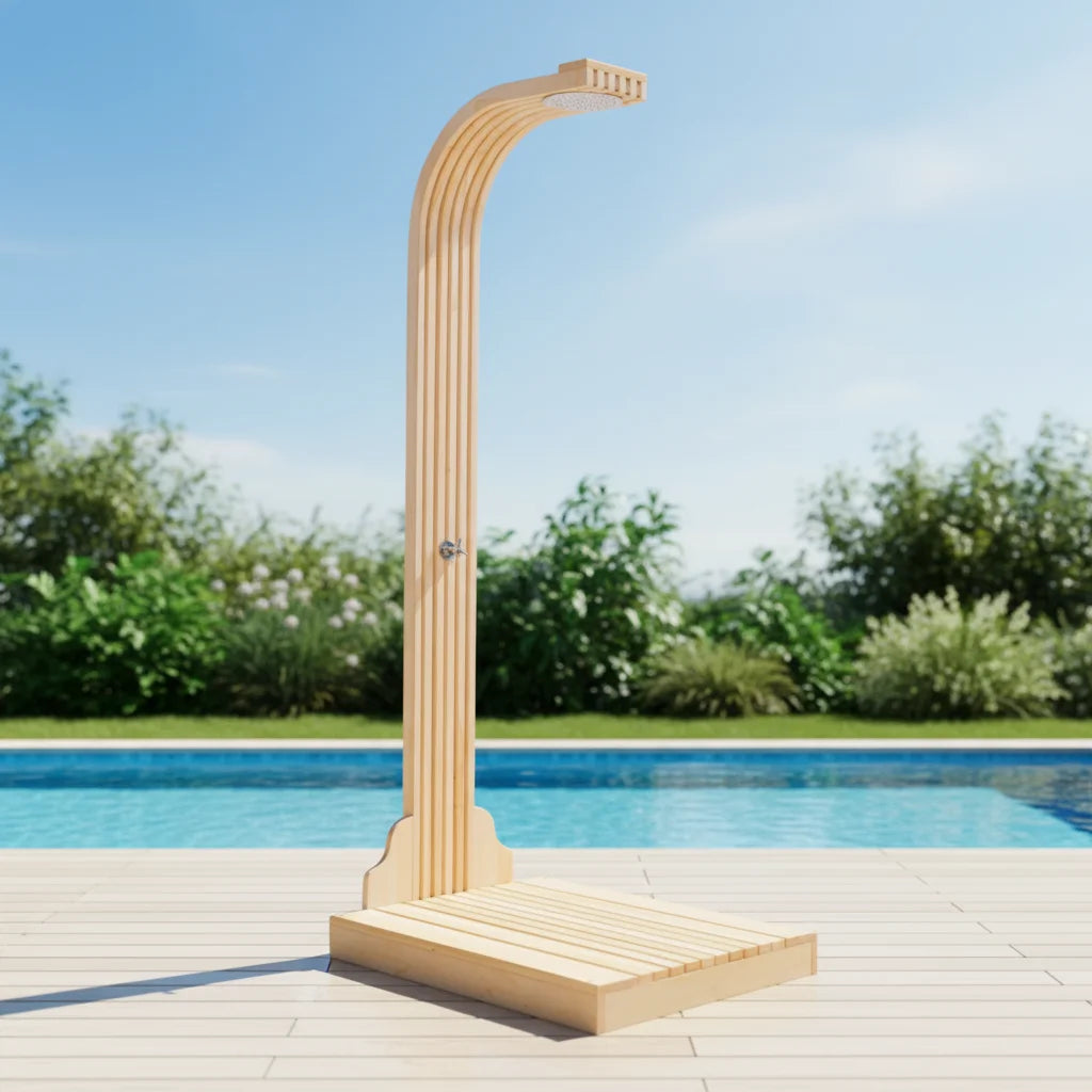 Garden Shower Freestanding Modern Aspen Alfresco Outdoor Living Australia