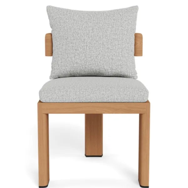 Designer Teak Dining Chair Modern Curved Alfresco Outdoor Living Australia