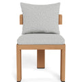 Designer Teak Dining Chair Modern Curved Alfresco Outdoor Living Australia