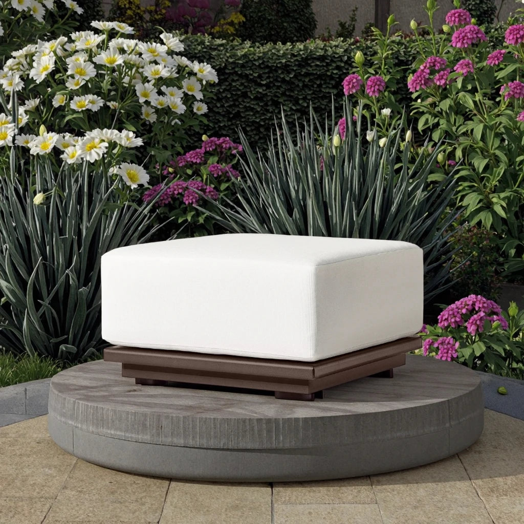 Custom Outdoor Ottoman Aluminium Contemporary Modular Alfresco Outdoor Living Australia
