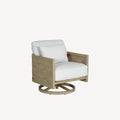 Swivel Lounge Chair Outdoor Armchair Handcrafted Aluminium Alfresco Outdoor Living Australia