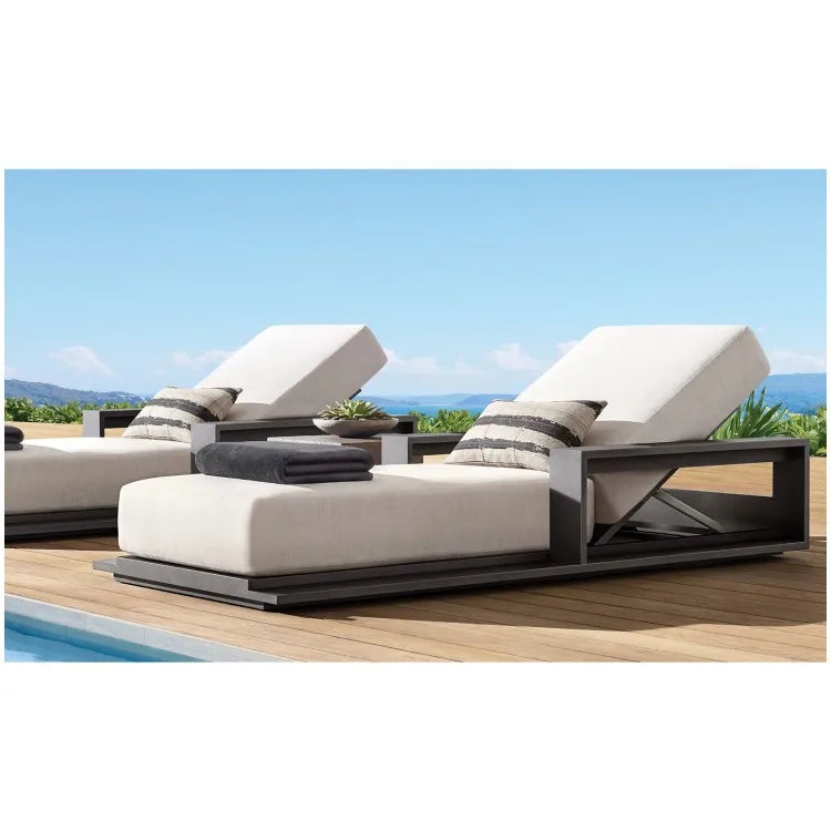 Designer Outdoor Sun Lounger, Modern Alfresco Outdoor Living Australia