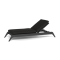 Aluminum Sun Lounger Contemporary Adjustable Alfresco Outdoor Living