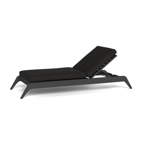 Aluminum Sun Lounger Contemporary Adjustable Alfresco Outdoor Living