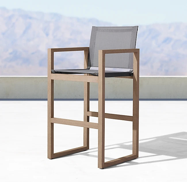 Teak Bar Set Traditional Handcrafted Alfresco Outdoor Living Australia